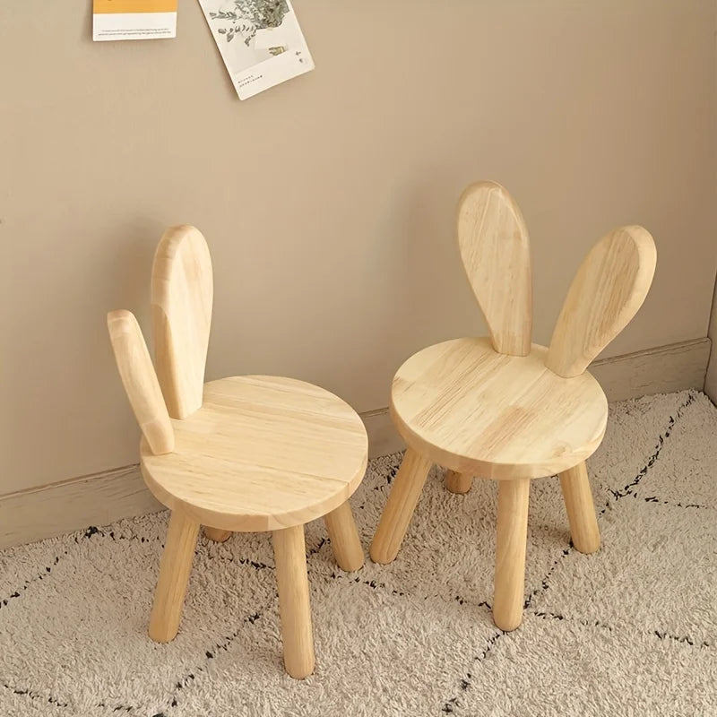 Chaise Lapin en Bois - Mobilier Enfant